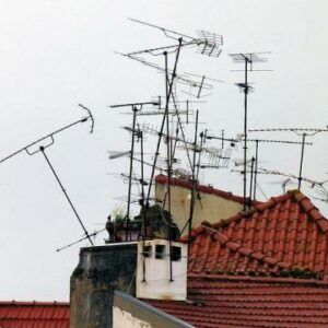 устновка антенн на крышу